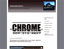 Tablet Screenshot of chromepersonaltraining.com